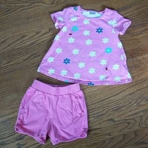 Hanna Andersson shirt and shorts set, 3T (90 cm)